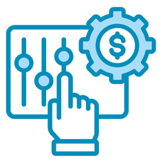 Obraz premium Cost Control Icon Element For Design
