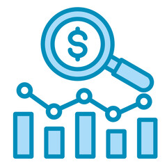 Obraz premium Cost Analysis Chart Icon Element For Design