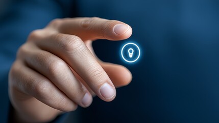 Finger activating button interface interaction in touch screen technology and modern user experience