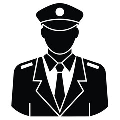 security guard element isolated high profile event  on white background