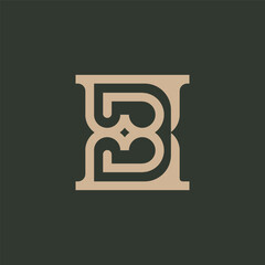 Hourglass DB Luxury Letter