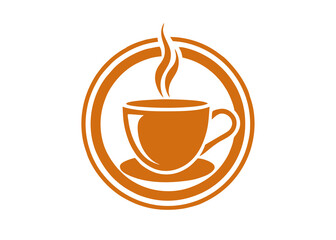 Coffee cup logo icon