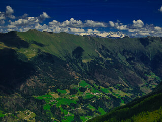 View on Hohen Tauern with Großglockner