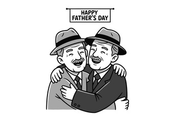 Fathers day, illustrations, vector arts
