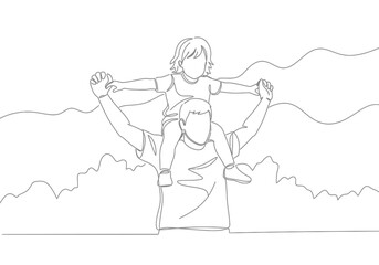 Fathers day, illustrations, vector arts
