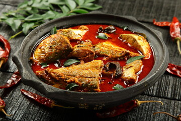 Homemade spicy tuna fish curry.