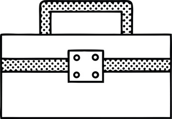 Fototapeta premium Tool Box vector icon