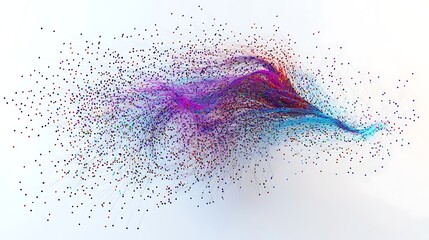 Colorful abstract digital art