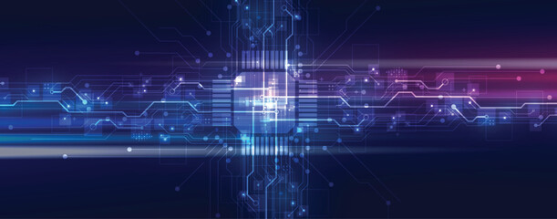 Abstract high technology and science background