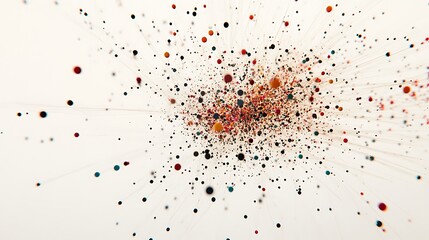 Colorful dotted abstract background