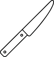 knife isolated on white background
