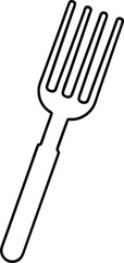 fork cutlery icon image vector illustration design