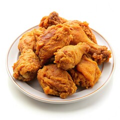 fried chicken wings on a plate