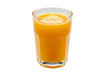 Fresh Orange Juice Healthy Drink Vitamin C Breakfast Juice Orange Smoothie Citrus Beverage Morning Drink Glass of OJ isolated on transparent background