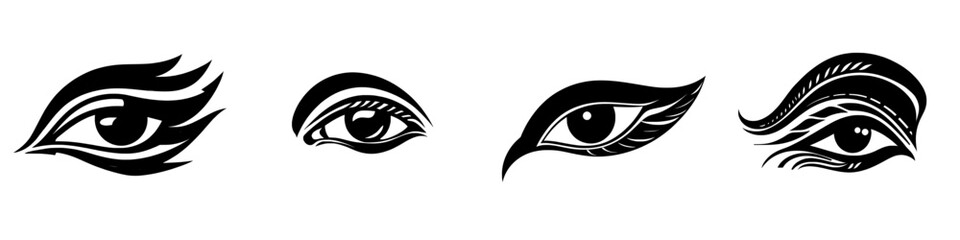 The simple eye icon is depicted in a modern style