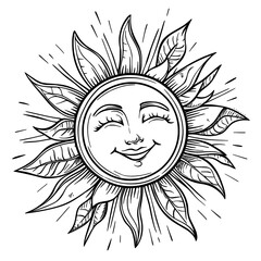 The symbol of Uruguay, known as the Sun of May, is featured in a sleek modern illustration on white