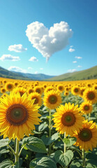 field of sunflowers © Lee