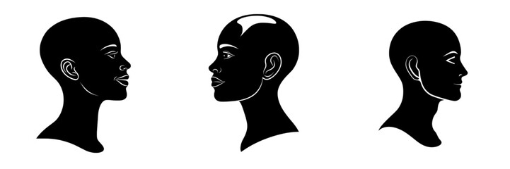 The front view of a face of an anonymous male is depicted