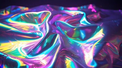 Vivid Abstract Swirl Pattern with Metallic Gloss – High-Resolution Stock Image for Digital and Creative Themes
