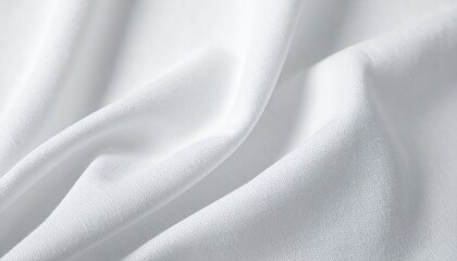 Obraz premium Closeup View Of White Fabric Texture