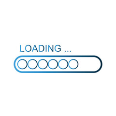 Loading icon design template