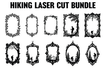 Hiking Adventure Silhouette Bundle