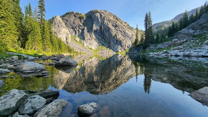 lake in the mountains