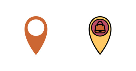 Shop Location Icon Design
