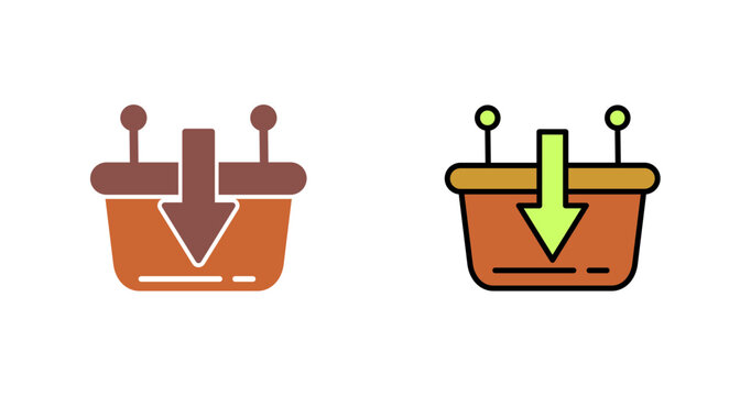 Add To Basket Icon Design