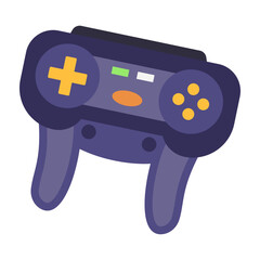 Icon of gaming controllers, steering wheels, joysticks, and handheld game devices