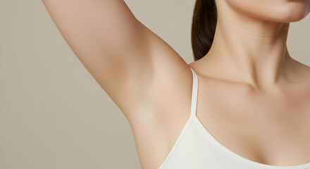 Smooth Underarms Close Up Soft Skin Care Beauty Woman