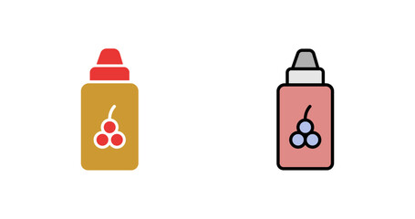 Vape Liquid Icon Design