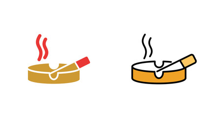Ashtray Icon Design