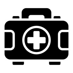 Obraz premium first aid kit icon