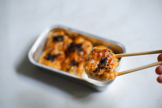 Dim sum mentaiko chopstick 