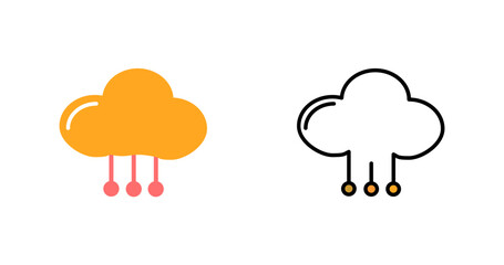 Cloud Computing Icon Design