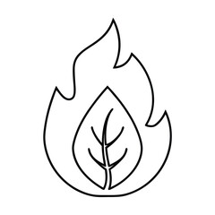 vector fire icon