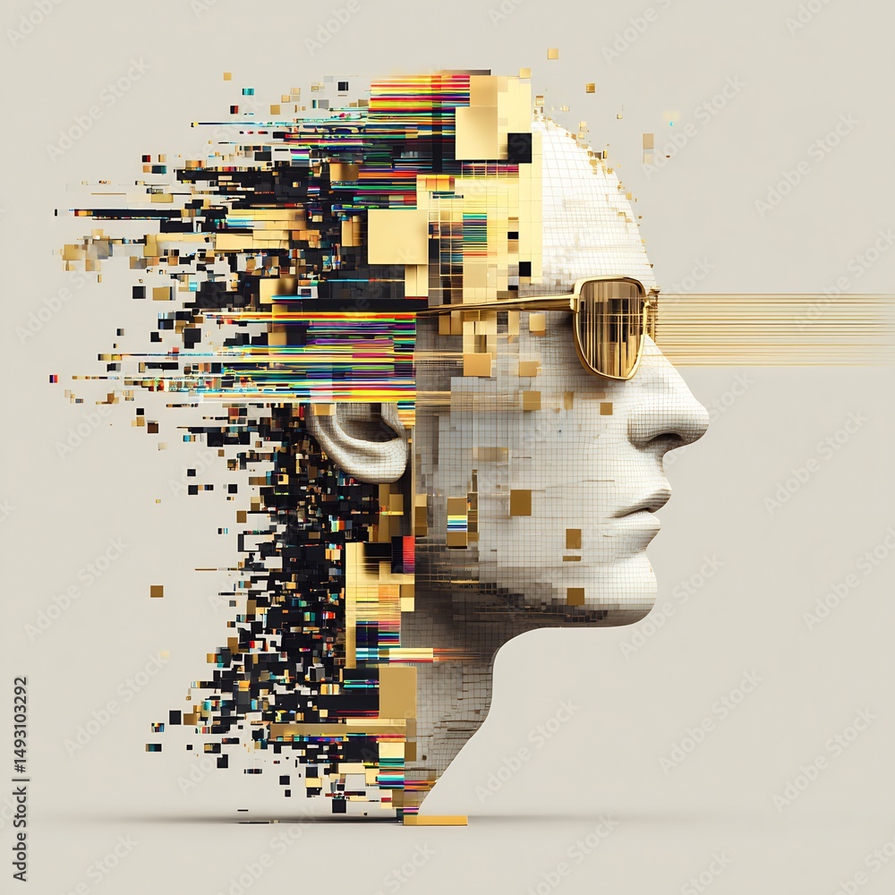 Poster deconstructed mind: data fragmentation and intellectual visualization unveiling