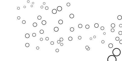 Elegant Silver Dots and Streamers Falling Seamlessly on Transparent Background – Celebration Vector Design. Realistic Seamless Pattern of Floating Silver Confetti and Ribbons on Transparent Background