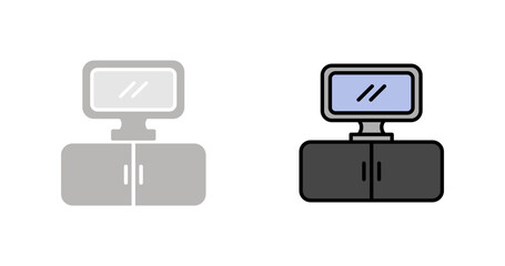 Fototapeta premium Television Icon Design