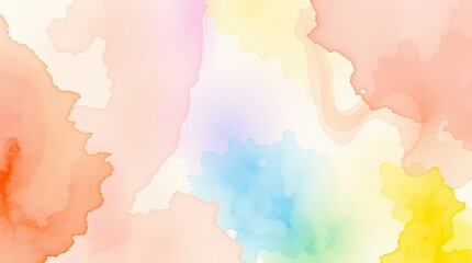 Obraz premium Pastel watercolor background with soft hues creating a dreamy texture