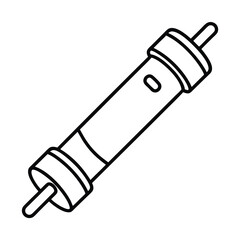 electric plug isolated on white background