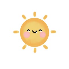 Picture of the smiling sun