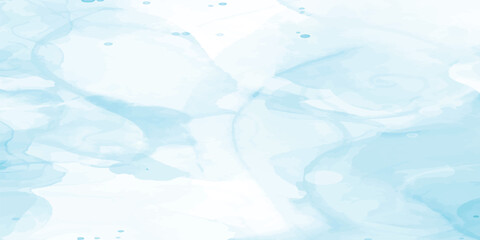 Obraz premium Delicate Sky Blue and Pure White Watercolor Background with Subtle Cloud Formations and Gentle Gradient Flow. Pastel Sky Blue and White Watercolor Scene with Airy, Light Feel.