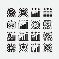 Mental health icons set. Containing depression, anxiety, stress, mental care, empathy, loneliness, bipolar, PTSD, psychology symbol, panic, mind disorder and more. Vector illustration