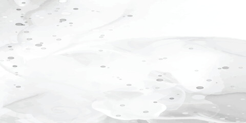 Elegant Gray and Pure White Watercolor Texture with Soft Gradient Flow and Subtle Light Shadows. Minimalist Abstract Composition with Muted Gray Tones and Clean White Space on Textured Canvas.