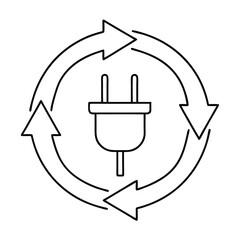 vector illustration of an arrow pointing