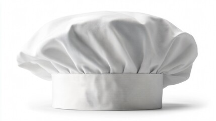 Professional Chef Hat Isolated on White Background for Culinary Design Projects