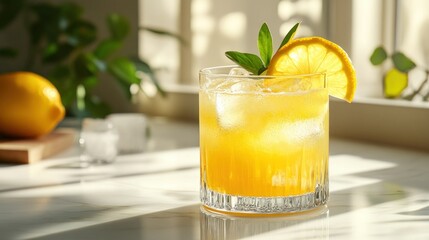 Refreshing citrus cocktail