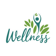 Obraz premium Wellness Logo Design,